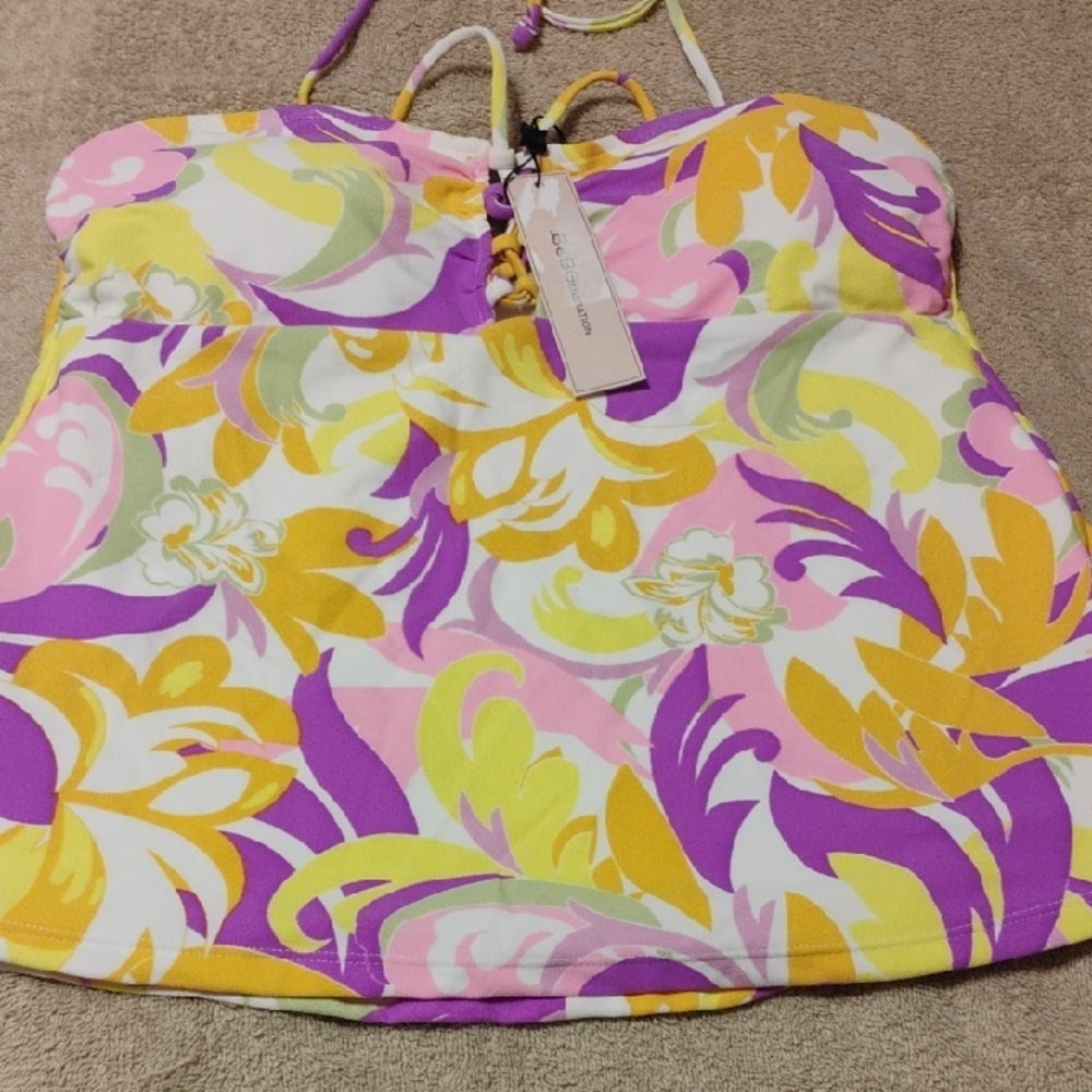 BCBG Tankini Top